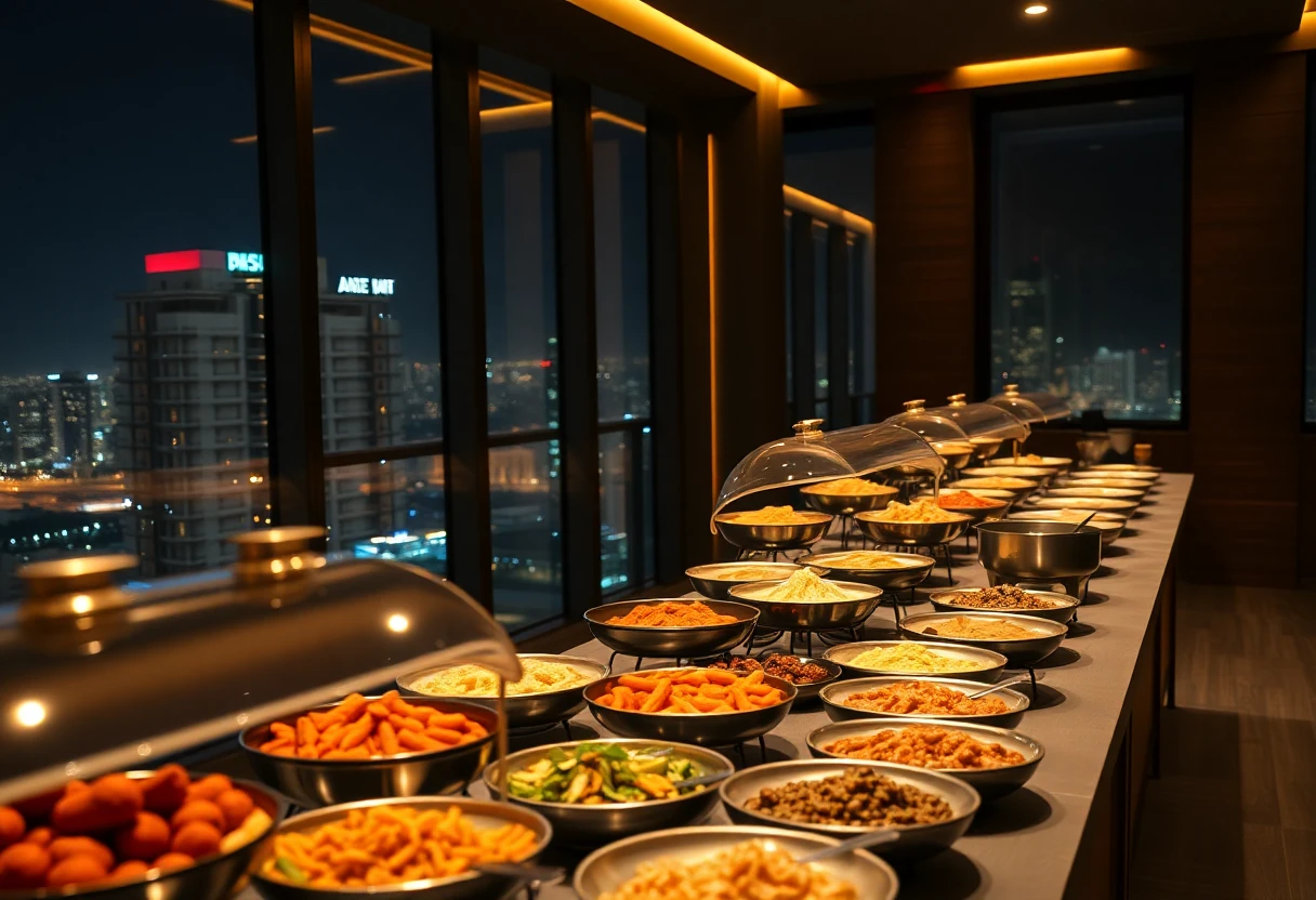 Buffet a domicílio em Osasco: salão de prédio e o que muda